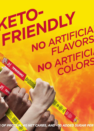 Slim Jim Giant Smoked Meat Sticks, Original Flavor, 6g Protein Per Stick, Easter Basket Stuffer for Men, 0.97 oz. (24 Count)