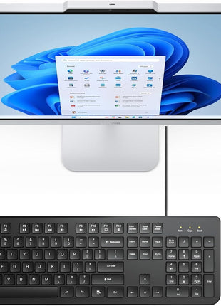 Lenovo 23.8" i3-N305 16GB 512GB SSD All-in-One Desktop Computer | FHD AIO Display, WiFi 6, Bluetooth 5.2, Windows 11, Lifetime Office 365 for Web, White, Home Office