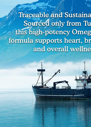 Garden of Life Dr. Formulated Advanced Omega Fish Oil - Lemon, 1,290mg EPA, DHA + DPA in Triglyceride Form, Single Source Omega 3 Supplement for Ultimate Brain & Heart Health, Non-GMO, 180 Softgels