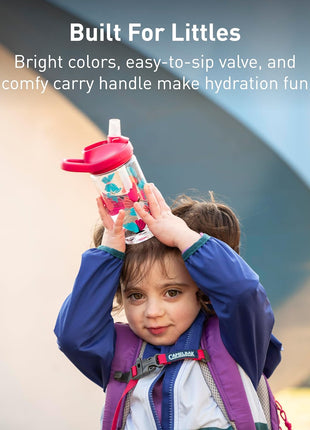 CamelBak Eddy+ Kids Bite Valve Straw Tritan Renew Water Bottle | Kids, with Tritan Renew