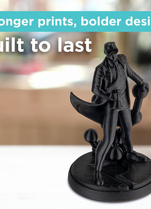 Polymaker PLA PRO Filament 1.75mm, Tough & High Rigidity Black PLA Filament 1.75mm 1kg Cardboard Spool - PolyLite PLA PRO 3D Printer Filament 1.75mm, Print with Most 3D Printers Using 3D Filament
