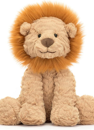 Jellycat Fuddlewuddle Lion Stuffed Animal, Medium 9 inches - Big Cat Plush Toy - Classic Children's Gift