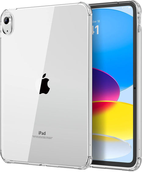 MoKo Clear Case for iPad (A16) 11th Generation 2025, Clear | for iPad 10th Gen 10.9 inch 2022, Light Soft TPU Anti-Scratch Ultra Clear Cover, Shockproof Transparent Flexible Back Cover