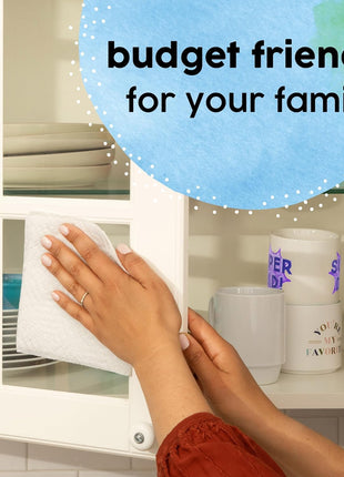 Bounty Essentials Select-A-Size Paper Towels, White, 2 Triple Rolls = 6 Regular Rolls (Packaging May Vary)