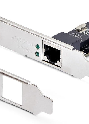 StarTech.com 1-Port 2.5Gbps PCIe Network Card, Computer Network Card, Intel I225-V, Multi-Gigabit Ethernet Interface Card