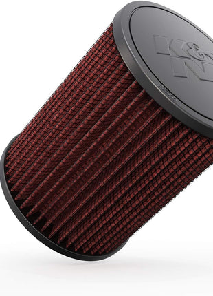 K&N High-Flow Original Lifetime Universal Clamp-On Air Filter: High Performance, Premium, Washable: Flange Diameter: 3 In, Filter Height: 6.5 In, Flange Length: 0.625 In, Shape: Round, RU-2820