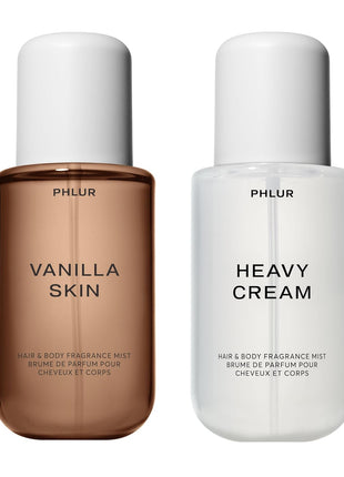 PHLUR Vanilla Skin & Heavy Cream Body Mist - Hair & Body Mist Fragrance - (8 FL Oz)