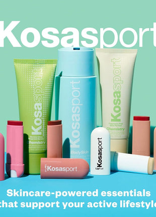 Kosas Chemistry Deodorant - Aluminium and Baking Soda Free + BO-Fighting AHA Serum that Exfoliates, Softens, and Nourishes the Skin, (Serene Clean)
