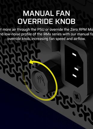 CORSAIR RM1000x Fully Modular Low-Noise ATX Power Supply – ATX 3.1 Compliant – PCIe 5.1 Support – Cybenetics Gold Efficiency – Native 12V-2x6 Connector – Black