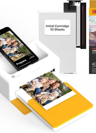 KODAK Dock Plus 4PASS Instant Photo Printer, 4x6 inches, 90 Sheets Bundle