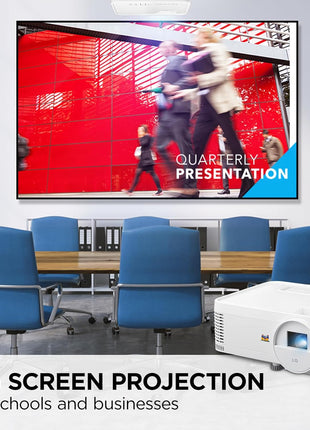 Viewsonic LS510WH-2 3000 Lumens WXGA Laser Projector with Wide Color Gamut and 360-Degree Orientation for Business and Education