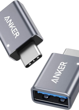 Anker USB C Adapter (2 Pack), USB C to USB Adapter High-Speed Data Transfer | for MacBook Pro 2020, iPad Pro 2020, Samsung Notebook 9, Dell XPS and More Type C Devices