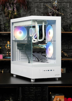 Skytech Gaming Azure 3 Gaming PC, AMD Ryzen 7 9800X3D 4.7GHz, AMD RX 9070XT 16GB VRAM, 2TB Gen4 NVMe SSD, 32GB DDR5 RAM 6000, 1000W Gold PSU, 360 ARGB AIO, WI-FI 5, Windows 11, Desktop