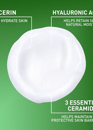 CeraVe Hydrating Facial Cleanser, Moisturizing Face Wash For Dry Skin, Hyaluronic Acid + Ceramides + Glycerin, Hydrating Cleanser For Normal To Dry Skin, National Eczema Association Certified, 16 Oz