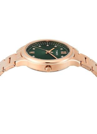 TIMEX Trendline Green Round Dial Analog Women's Watch - TWTL12115