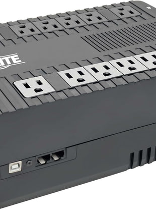 Tripp Lite 750VA UPS Battery Backup, 450W AVR Line Interactive, USB, Ultra-Compact (AVR750U)