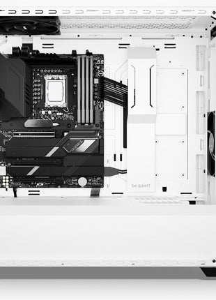 be quiet! Shadow Base 800 DX White ARGB – ATX Mid-Tower Gaming PC Case, High Airflow Design, Tempered Glass, E-ATX Support, 420mm Radiator Ready – BGW62