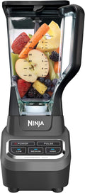 Ninja Professional Blender 1000W, Total Crushing Technology  Smoothies, Ice Crushing & Frozen Fruit, Full Size Countertop Blender, 72 oz. Pitcher, Black & Grey, BL610