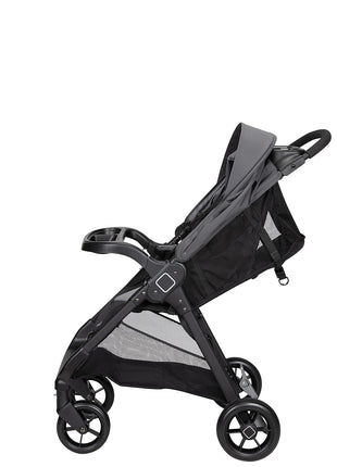 Safety 1st Smooth Ride Travel System Stroller and OnBoard FLX Infant Car Seat, Newborn to Toddler Baby Combo, Easy-Install, Large Canopy, Ample Storage, Foldable, Rear-Facing 4-30 lbs, Monument
