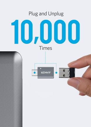 Anker USB C Adapter (2 Pack), USB C to USB Adapter High-Speed Data Transfer | for MacBook Pro 2020, iPad Pro 2020, Samsung Notebook 9, Dell XPS and More Type C Devices