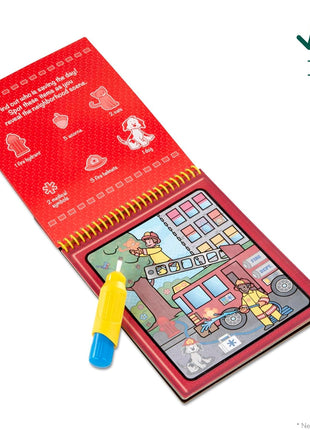 Melissa & Doug On The Go Water Wow! Mess Free Coloring Book, Reusable Water-Reveal Activity Pad, Vehicles, Travel Toys, Party Favors, for Toddlers & Kids Ages 3+ - FSC Certified