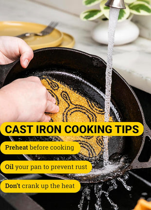 Lodge Seasoned Cast Iron Skillet 10.25 Inches - PFAS-Free, Non-Toxic Cookware - Use with an Oven, Stove, Grill, or Campfire - Naturally Non-Stick & Oven Safe
