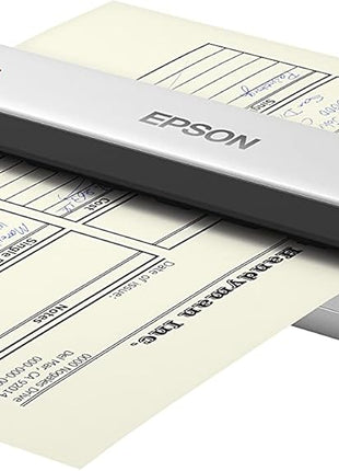 Epson RapidReceipt RR-60 Compact Mobile Document Scanner Receipt | Mobile Receipt Scanner for Small Business USB-Powered 10 Pages per Minute PC and Mac Compatible