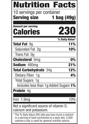 Gardetto's Original Recipe Snack Mix, Single Serve Bags Multipack, 10 Ct, 17.5 oz
