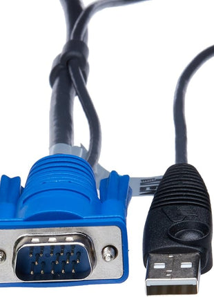 ATEN 2L5205U USB KVM Cable SPHD15 to VGA and USB A (15 Feet)