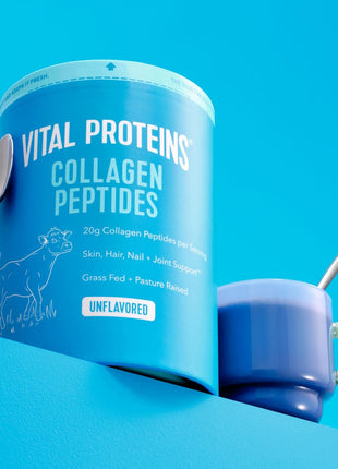 Vital Proteins Collagen Peptides Powder, Unflavored, 19.3oz | Grass-Fed Collagen Peptides, Supports Hair Skin & Nails, Bones & Joints, 28 Servings