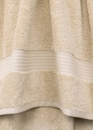 Cotton Paradise 100% Cotton Turkish Towel Set, Soft Absorbent Quick Dry, 6 Piece Towel Set, Beige