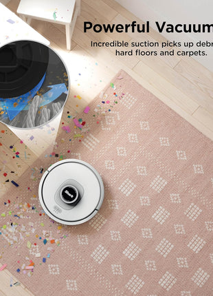 Shark AI Ultra Robot Vacuum, Black/Silver, AV2511AE | Matrix Clean, 360° LiDAR Home Mapping, 60-Day Bagless Self-Empty Base, Self-Cleaning Brushroll, Works with Alexa, Wi-Fi
