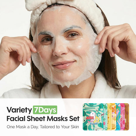 ZealSea Face Mask Skincare Facial Sheet Mask Spa Gifts for Kids Girls Women