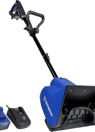 Westinghouse WSnow11S 24V Cordless Snow Shovel 11 Inch Kit, 24V 4Ah Battery, Fast Charger, Electric Snow Shovel with 20ft Throwing Distance, Plows 75lbs/min, Compatible with Snow Joe Batteries