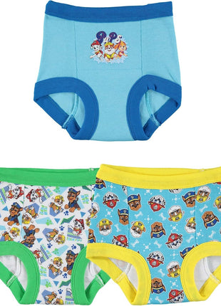 Paw Patrol Boys Toddler Potty Training Pant and Starter Kit with Stickers and Tracking Chart in Sizes 18M, 2T, 3T, 4T, 7-Pack Training Pant, 3T