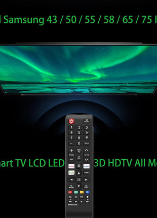 Universal Remote Control for All Samsung TV Remote Compatible All Samsung LCD LED HDTV 3D Smart TVs Models