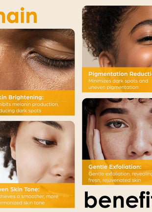 Kojic Acid Soap + African Net Sponge (2 pack x 142g Turmeric bars) Dark spot remover & Scars   Original Japanese Complex Vitamin C, Hyaluronic Acid, retinol, shea butter (Citrus)