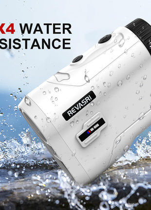 REVASRI Golf Rangefinder with Slope and Pin Lock Vibration, External Slope Switch for Golf Tournament Legal, Rangefinders with Rechargeable Battery 600/1000YDS Laser Range Finder