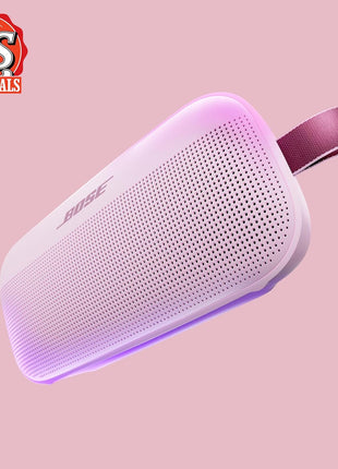 Bose SoundLink Flex Bluetooth Speaker (2nd Gen) - Portable Outdoor Speaker with Hi-Fi Audio, Waterproof and Dustproof, USB-C, Up to 12 Hours Battery Life, Petal Pink - Limited Edition Color