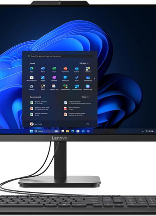 Lenovo 23.8" i3-N305 16GB 512GB SSD All-in-One Desktop Computer | FHD AIO Display, WiFi 6, Bluetooth 5.2, Windows 11, Lifetime Office 365 for Web, White, Home Office