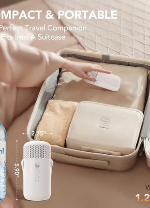 Portable Clothes Dryer, Compact Portable Dryer Machine for Apartment, RV, Travel - Premium 1000w Mini Dryer with Dry Bag, Hook for Light Clothes, Underwear