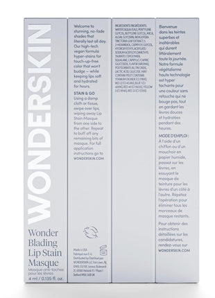 Wonderskin Lip Stain – Long Lasting, Waterproof, Lip Tint Peel Off Masque