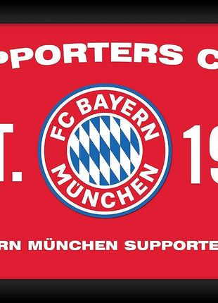 FC Bayern Munich Framed 10 inch x 20 inch Supporters Cave Collage - Soccer Plaques and Collages