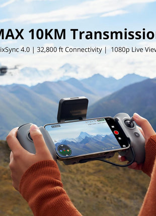 Potensic ATOM 2 Drone with Camera for Adults 4K Video, 8K Photo, Under 249g, 3-Axis Gimbal, 10KM Transmission, AI Track, Vertical Shooting, AI Night Shot, QuickShots, Fly More Combo (96-Min Flight)