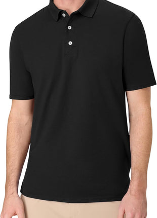 Hanes mens X-temp Performance Polo, Cotton Blend Sport Shirt for Men With Odor Control