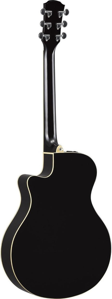 Yamaha APx600 BL Thin Body Acoustic Electric Guitar, Black