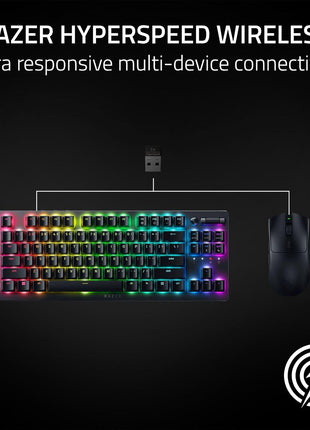 Razer Viper V3 HyperSpeed Wireless Esports Gaming Mouse: 82g Lightweight - Up to 280 Hr Battery - 30K DPI Optical Sensor - Gen-2 Mechanical Switches - 8 Programmable Controls - Classic Black