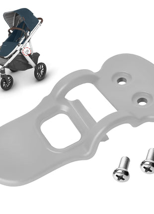 Replacement Closing Latch UppaBaby Vista 2015+ (and V2),Hinge Latch Compatible with UpperBaby Vista V1 & V2 Strollers,Secures Stroller in Closed Position,Gray 1-Pack Includes 2 Screws