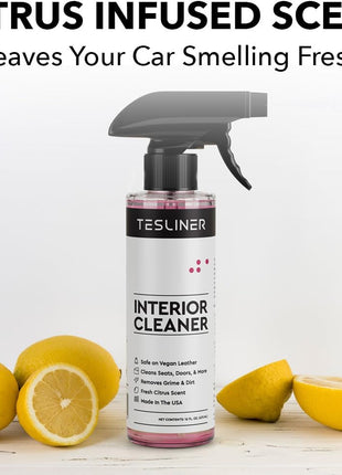 Tesla Seat Cleaner & Stain Remover, Interior Cleaner for Black & White Vegan Leather, Interior Cleaning Products | Tesla Model Y Juniper Accessories 2026, Tesla Model 3 Accessories, S, X, Cybertruck