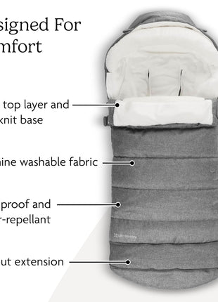 UPPAbaby CozyGanoosh Footmuff, Fits Stroller & RumbleSeat - Jake